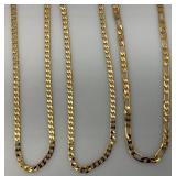 Misc. JH Brand Goldtone Necklaces 24"