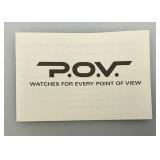 Vintage P.O.V. Watch With Changeable Bands In Original Box (New Old Stock)