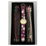 Vintage P.O.V. Watch With Changeable Bands In Original Box (New Old Stock)