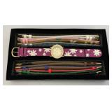 Vintage P.O.V. Watch With Changeable Bands In Original Box (New Old Stock)