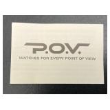 Vintage P.O.V. Watch With Changeable Bands In Original Box (New Old Stock)