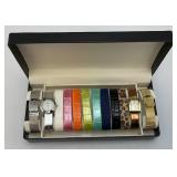 Vintage Gossip  Womens Watch With Changeable Bands In Original Box (New Old Stock)