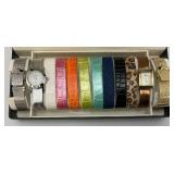 Vintage Gossip  Womens Watch With Changeable Bands In Original Box (New Old Stock)