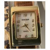Vintage Gossip  Womens Watch With Changeable Bands In Original Box (New Old Stock)