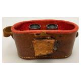 Vintage Miniature Corona 6x15 Binoculars With Case & Bushnell Sportview 7x35 Binoculars