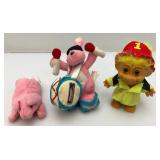 Misc. Vintage Toys Including Beanie Babies, Jetsens And More