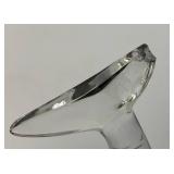 Pair Of Baccarat Crystal Dolphins (One With Chip On Tip Of Fin)