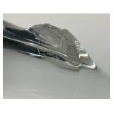 Pair Of Baccarat Crystal Dolphins (One With Chip On Tip Of Fin)