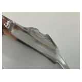 Pair Of Baccarat Crystal Dolphins (One With Chip On Tip Of Fin)