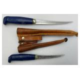 Misc. Fillet Knives Including Ipco Sweden, Kershaw And More