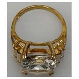 Reprduction Zgucci Watch And 925 Cubic Zirconia Necklace And Earring Set