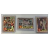 1962 Topps Babe As A Boy, Babe Joins The Yanks And Babe And Manager Huggins Baseball Cards
