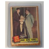 1962 Topps Babe As A Boy, Babe Joins The Yanks And Babe And Manager Huggins Baseball Cards