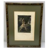 Misc. Vintage Items Including Gnome Cookie Jar, Etching And More