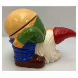 Misc. Vintage Items Including Gnome Cookie Jar, Etching And More
