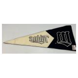 Vintage Misc. Minnesota Twins Pennants Including Large Felt And More