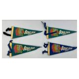 Miniature Vintage Boulder Colorado Pennants