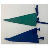 Miniature Vintage Boulder Colorado Pennants