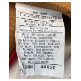 Carhartt Bids Size 44x30 (Some Wear On Lower Cuff