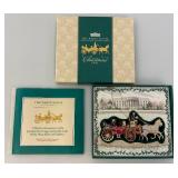 Misc. Vintage Collectible Ornate Metal Christmas Ornaments