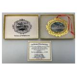 Misc. Vintage Collectible Ornate Metal Christmas Ornaments