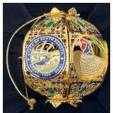 Misc. Vintage Collectible Ornate Metal Christmas Ornaments