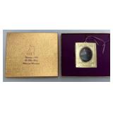 Misc. Vintage Collectible Ornate Metal Presidential Christmas Ornaments