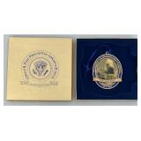 Misc. Vintage Collectible Ornate Metal Presidential Christmas Ornaments