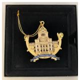 Misc. Vintage Collectible Ornate Metal Presidential Christmas Ornaments