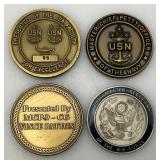 Misc. Silver Plate Items And Notre Dame Mug