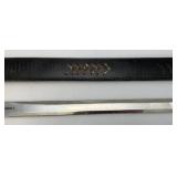 Vintage Stainless PAKISTAN Sword Blade And Sheath (Needs Handle) 29 1/2"