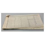 Vintage 1958 Index Steam Locomotive Blue Prints And More