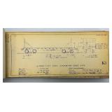 Vintage 1958 Index Steam Locomotive Blue Prints And More