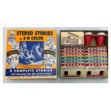 Vintage Stereo Stories In 3-D Color Stereo Viewer With Slides (In Original Box)