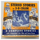 Vintage Stereo Stories In 3-D Color Stereo Viewer With Slides (In Original Box)
