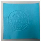 Antique Cast Iron The Al 232 Gold Mining Company Of Ontario Corporate Seal Press