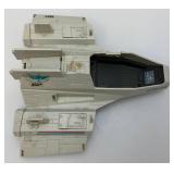 1984 SHARC Flying Submarine (Missing Pieces) And Two Action Figures Deep Six And Wetsuit