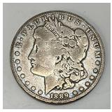 1889 O Morgan Silver Dollar In Protective Case