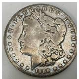 1889 O Morgan Silver Dollar In Protective Case