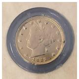 Thev American Historic Society 1883 Racketeer Nickel In Holder