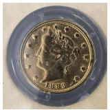 Thev American Historic Society 1883 Racketeer Nickel In Holder