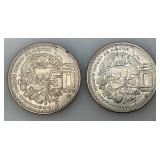1982 Mexico 50 Peso Coins