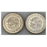 1982 Mexico 50 Peso Coins
