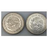 1982 Mexico 50 Peso Coins