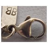 Sterling Silver Caviar Beaded Necklace & Bracelet Set