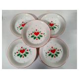 Assorted Holiday Themed Glassware/Dishes