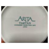 Arita Tartan Plaid Cup/Saucer Sets