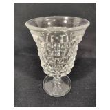 Fostoria American Diamond Point Goblets (8)
