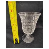 Fostoria American Diamond Point Goblets (8)