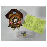 Hand Painted Wood Mini Clock